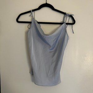 J. Ing Silk Tie-Strap Cowl Neck Camisole